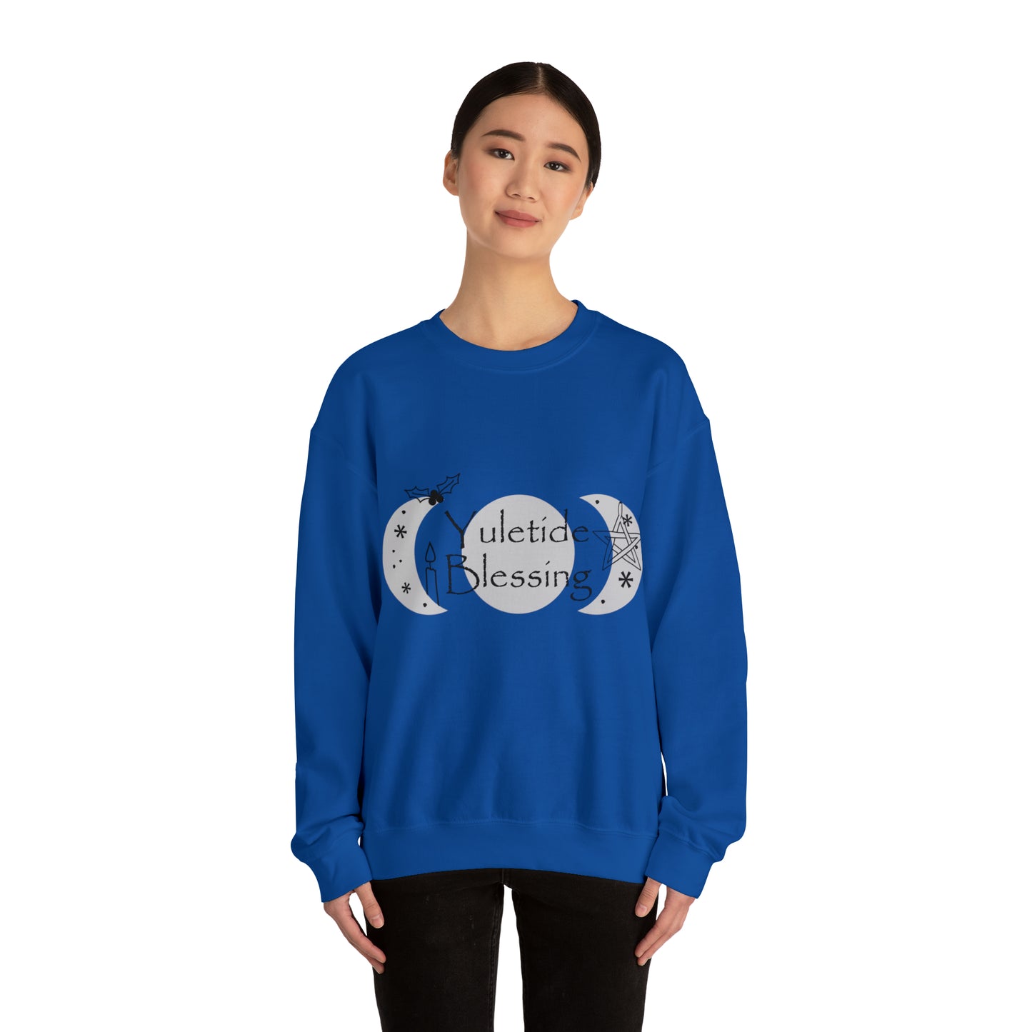 ~Yuletide Blessing~ Unisex Heavy Blend™ Crewneck Sweatshirt