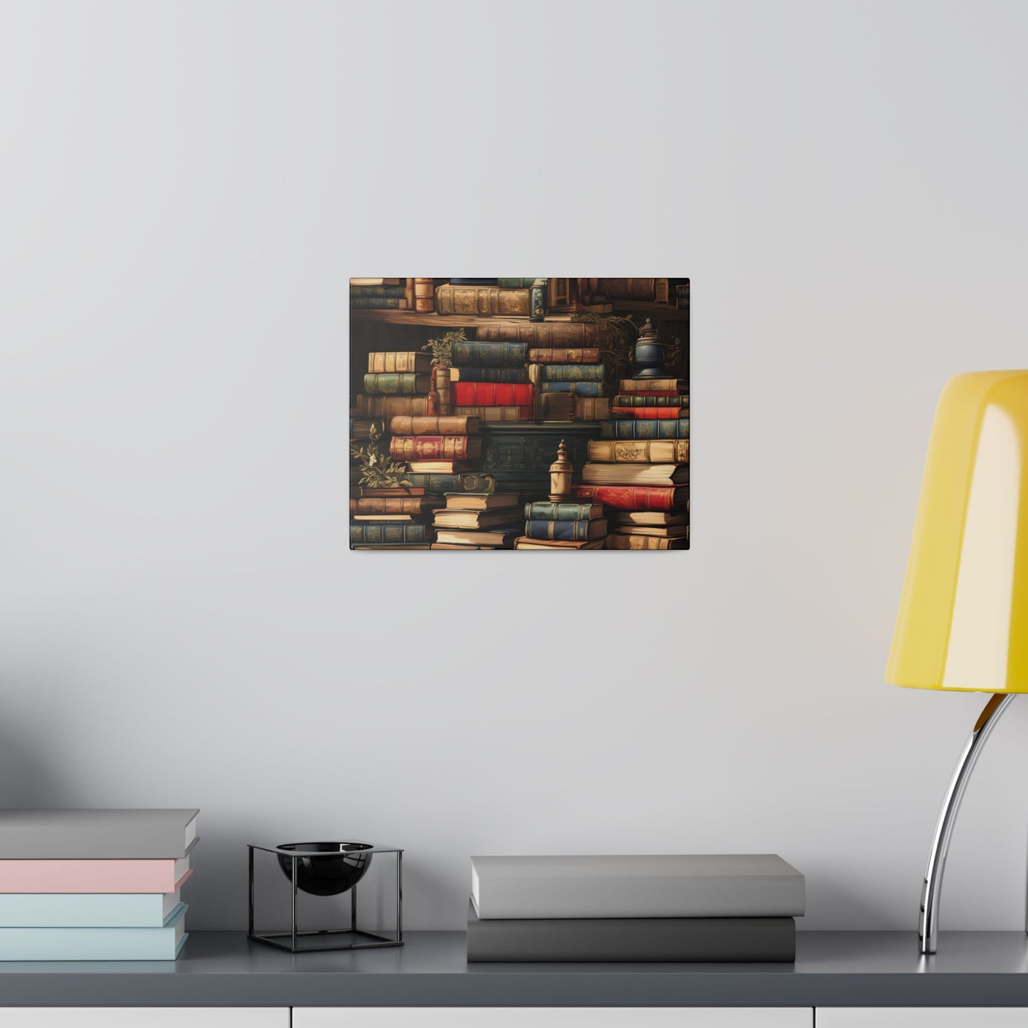 ~Dark Academia Book Collection~ Matte Canvas, Stretched, 0.75"