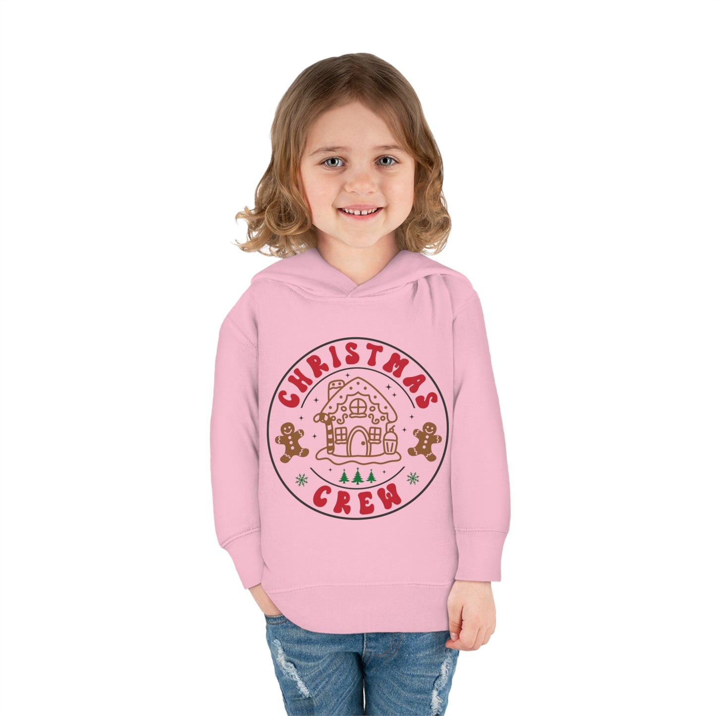 ~Christmas Crew~ Christmas Toddler Pullover Fleece Hoodie by Rabbit Skins