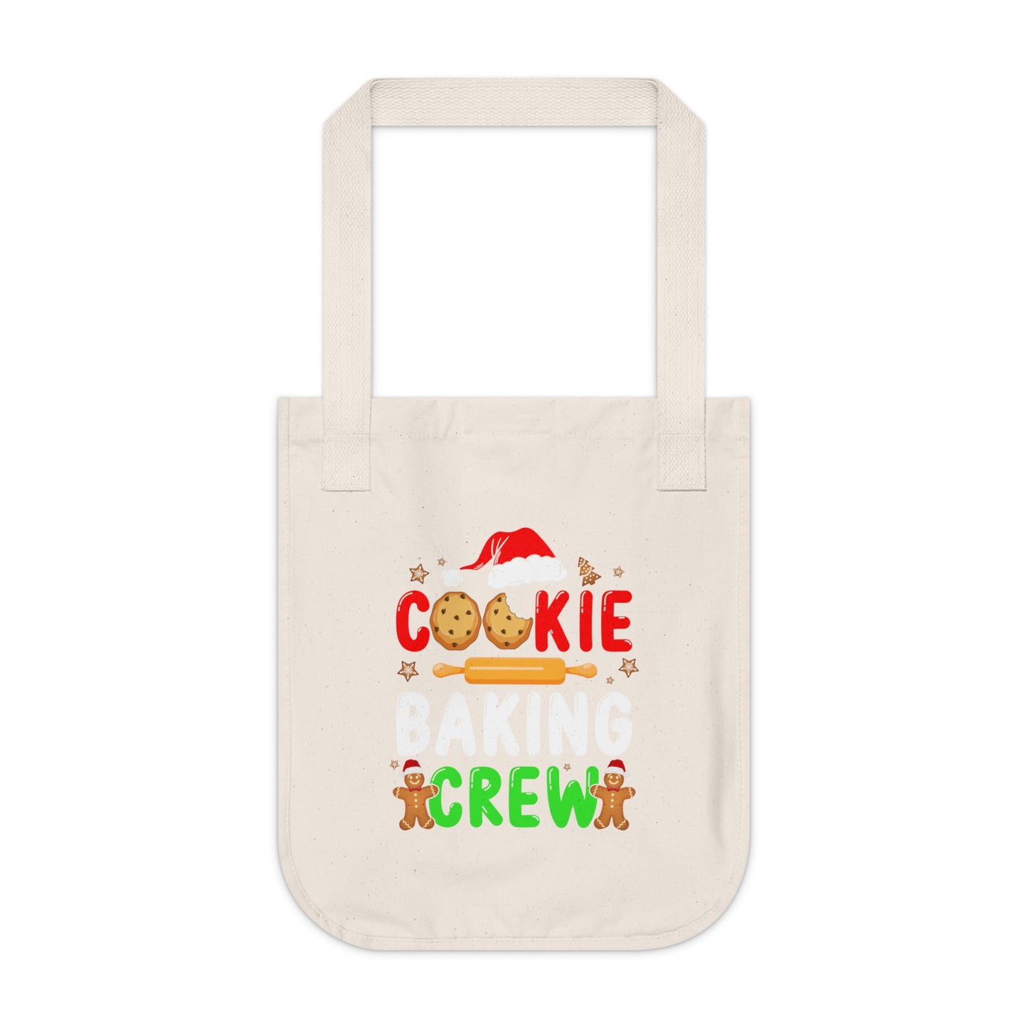 ~Cookie Baking Crew~ Christmas Organic Canvas Tote Bag