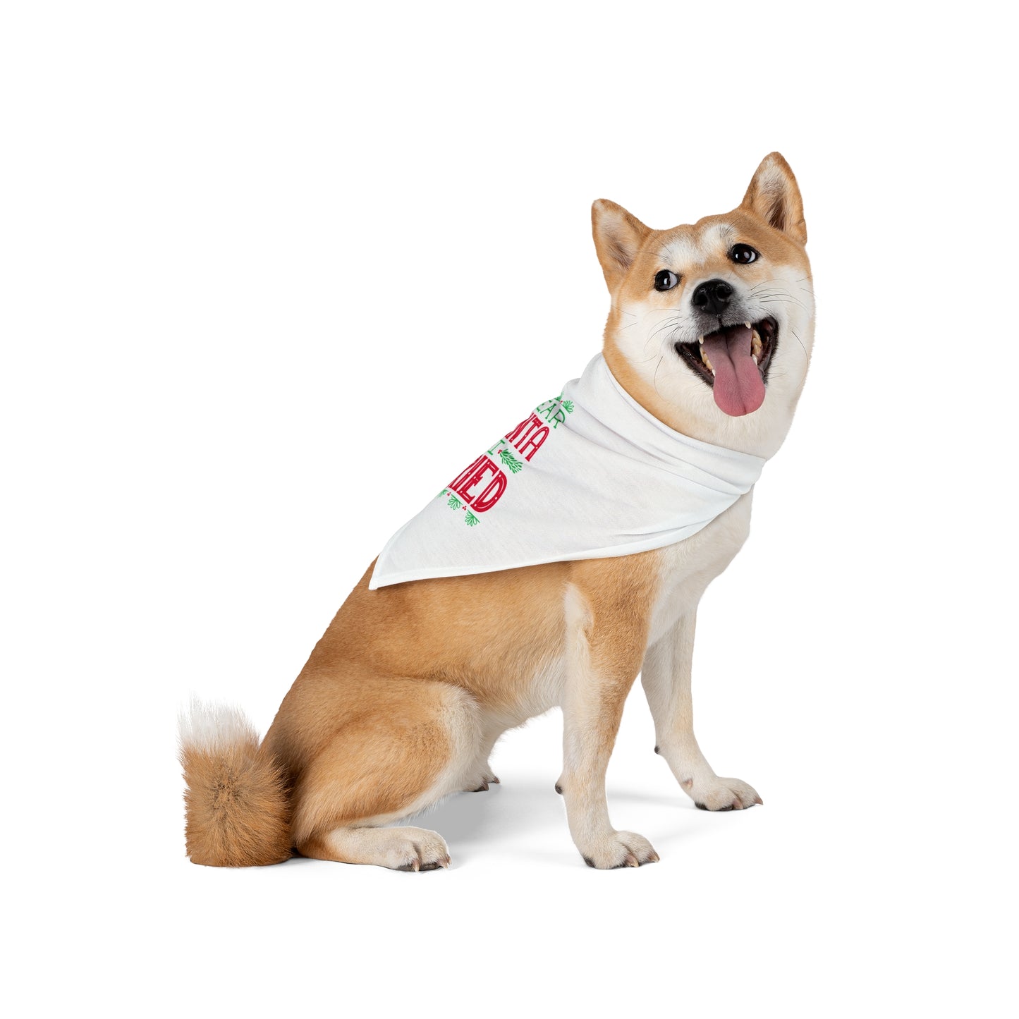 ~Dear Santa, I Tried~ Pet Bandana