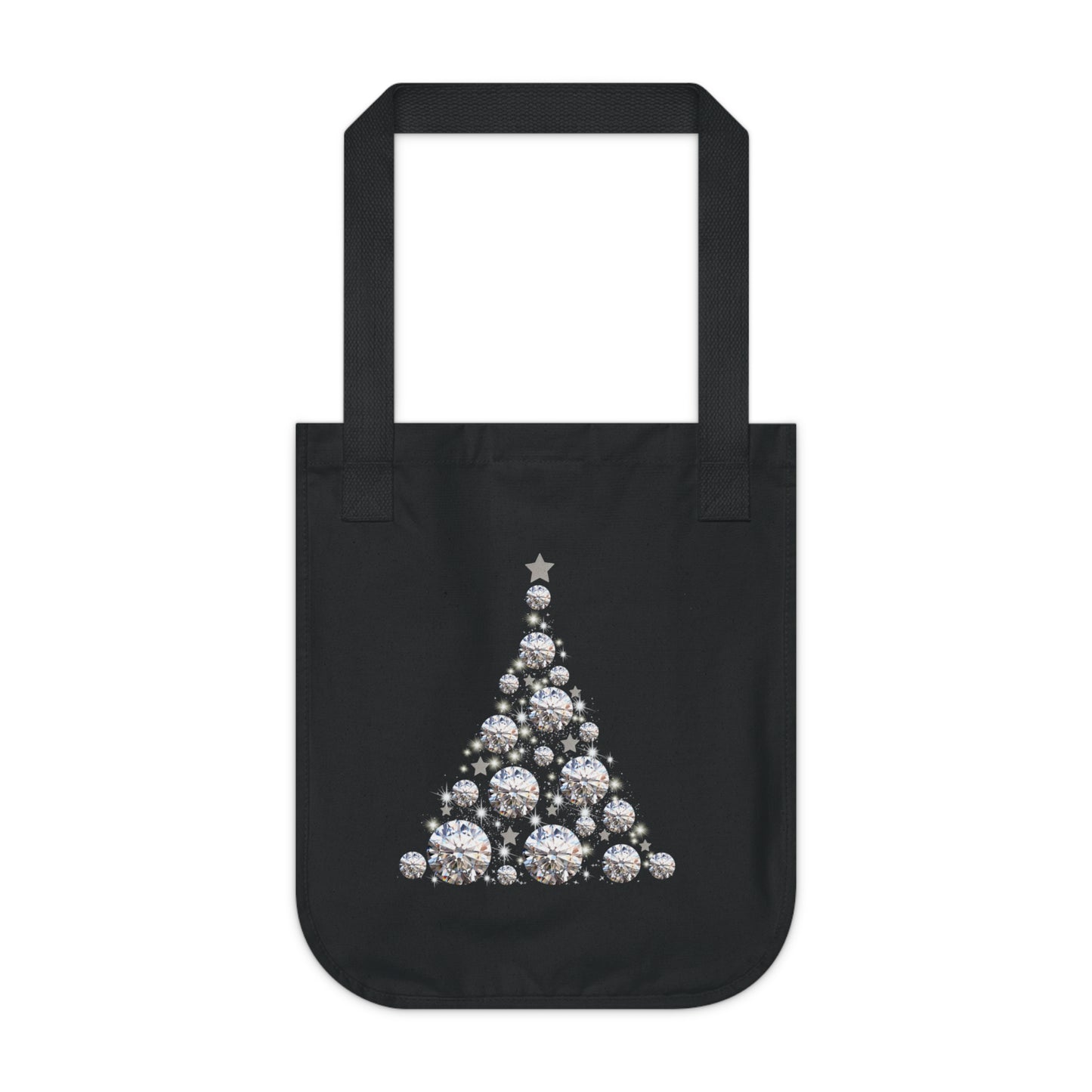 ~Sparkle Tree~ Christmas Organic Canvas Tote Bag