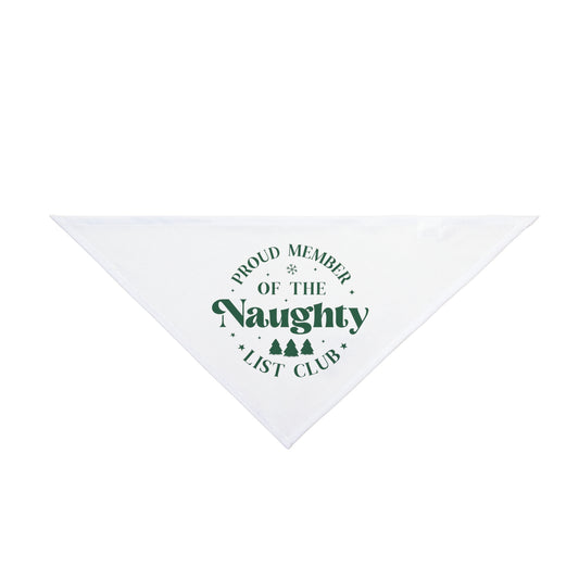 ~Proud Member of the Naughty Club~ Pet Bandana