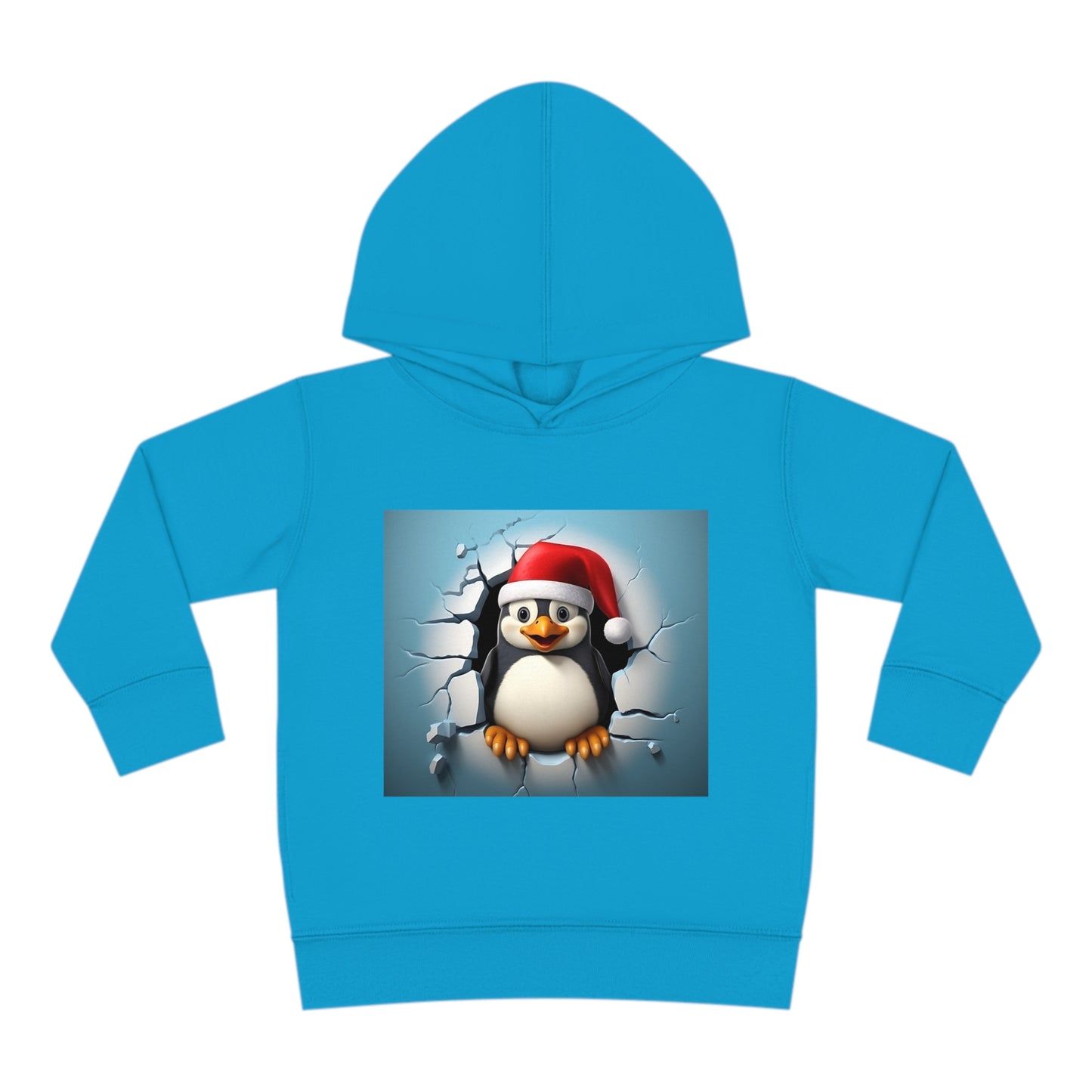 ~Penguin Chick~ 3D Christmas Toddler Pullover Fleece Hoodie by Rabbit Skins