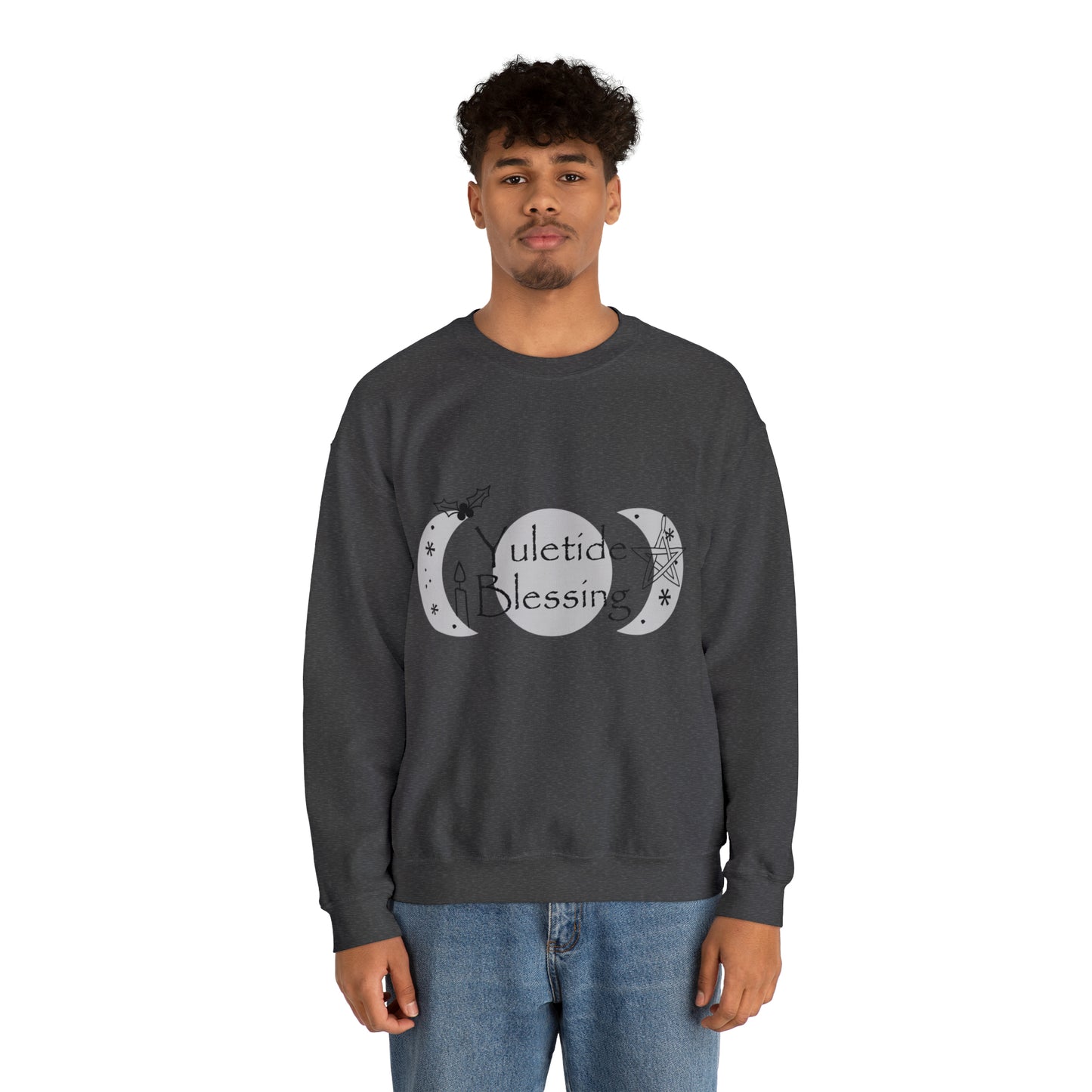 ~Yuletide Blessing~ Unisex Heavy Blend™ Crewneck Sweatshirt