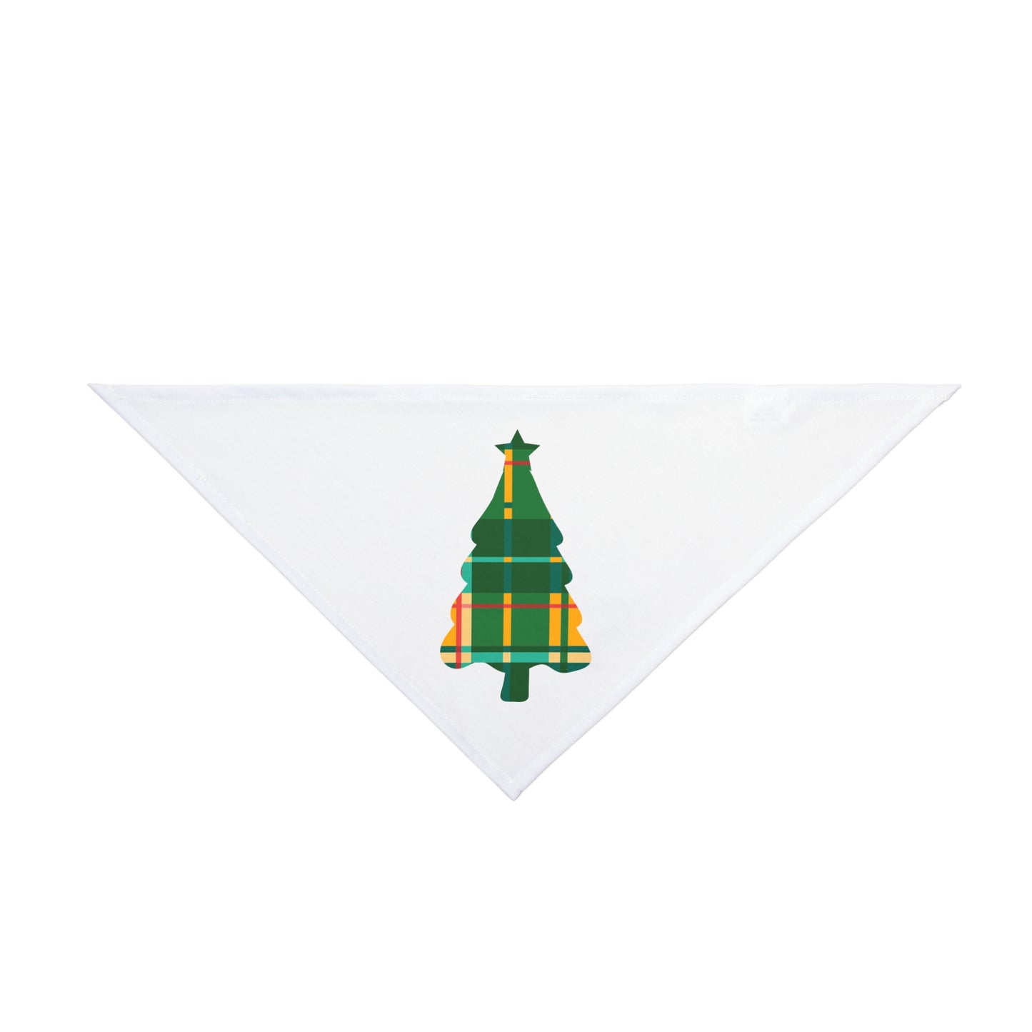 ~Tartan Christmas Tree~ Pet Bandana