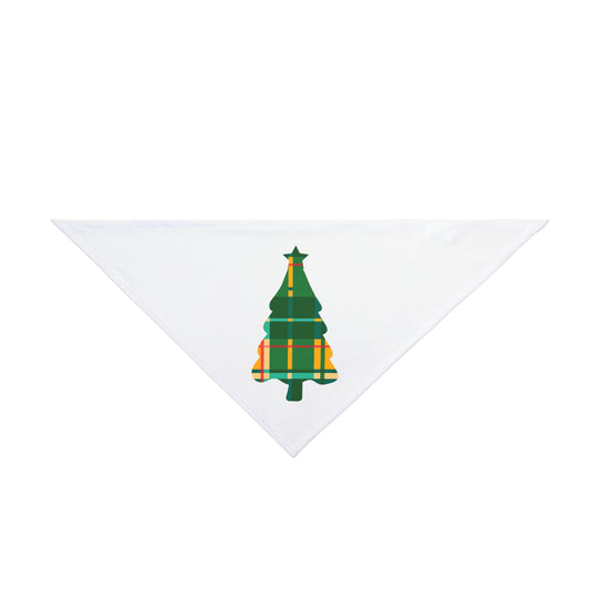 ~Tartan Christmas Tree~ Pet Bandana