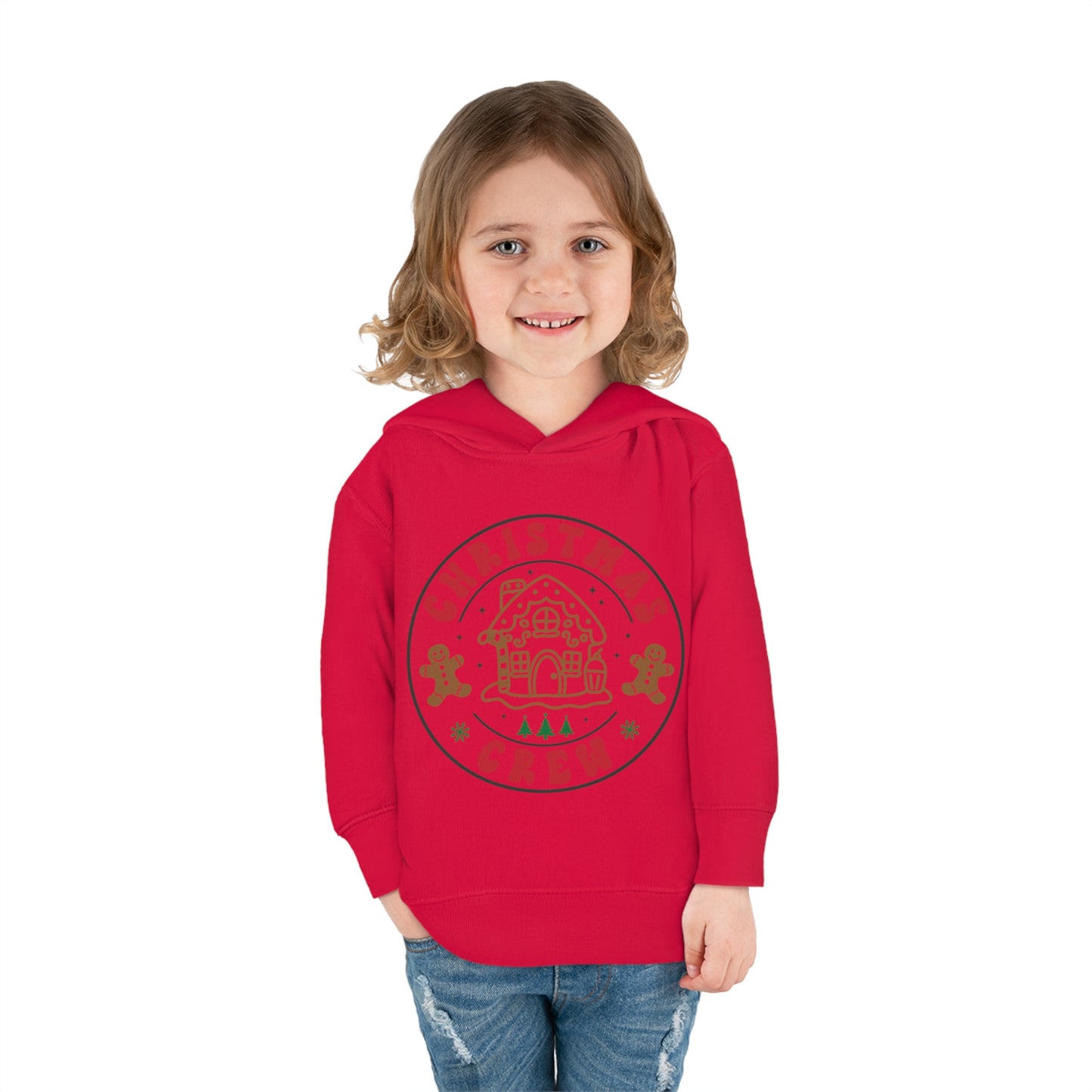 ~Christmas Crew~ Christmas Toddler Pullover Fleece Hoodie by Rabbit Skins