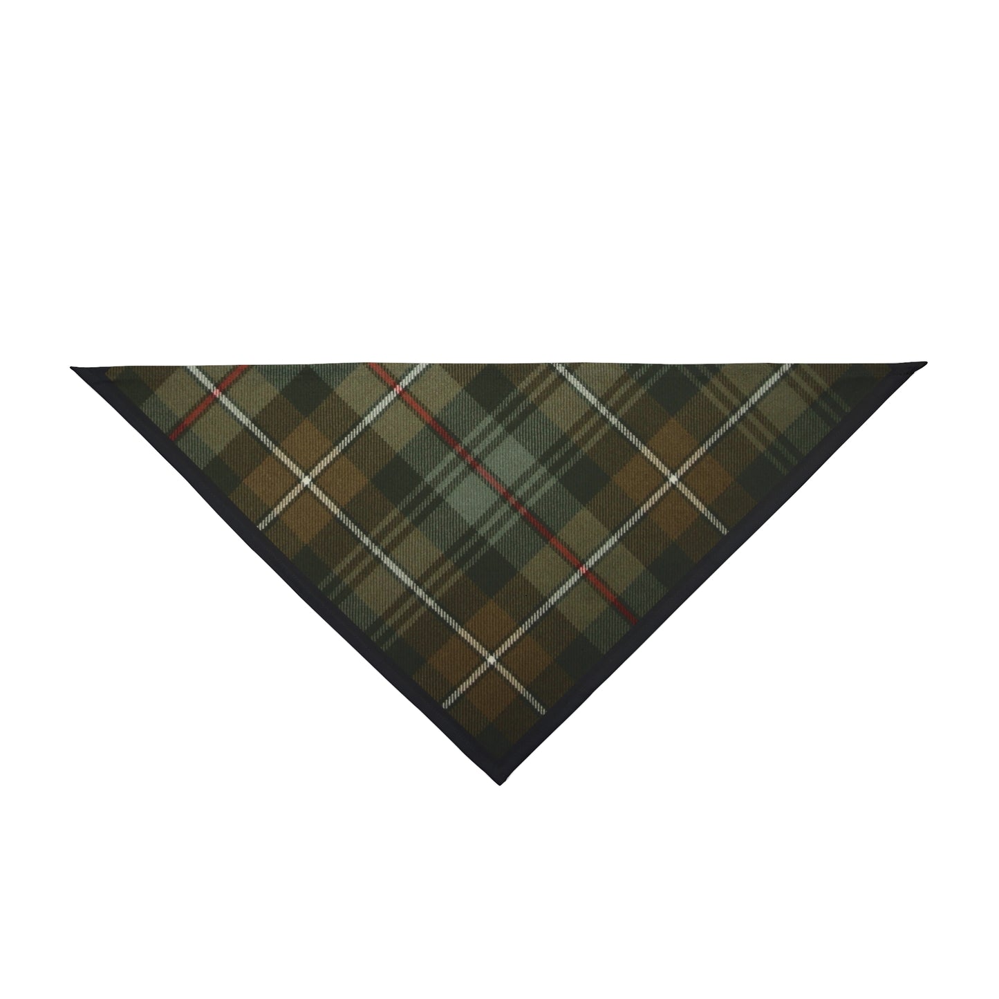 ~Green & Black Christmas Tartan~ Pet Bandana