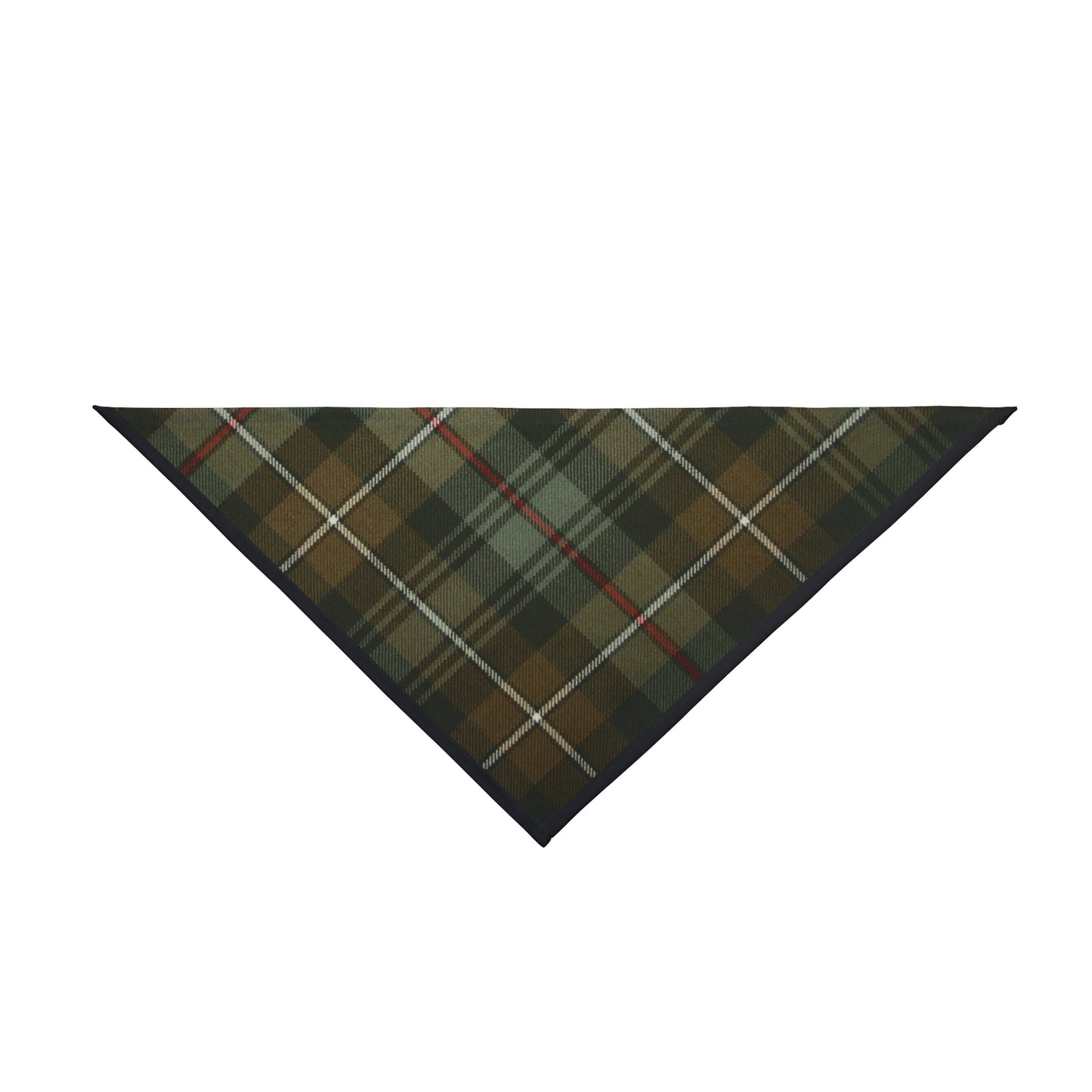 ~Green & Black Christmas Tartan~ Pet Bandana