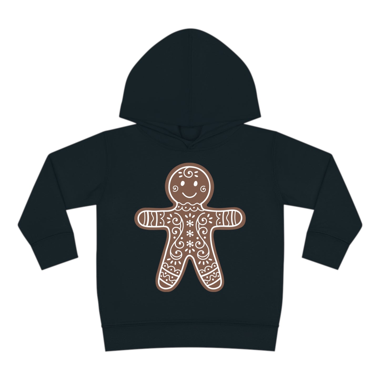 ~Gingerbread Man~ Christmas Toddler Pullover Fleece Hoodie by Rabbit Skins