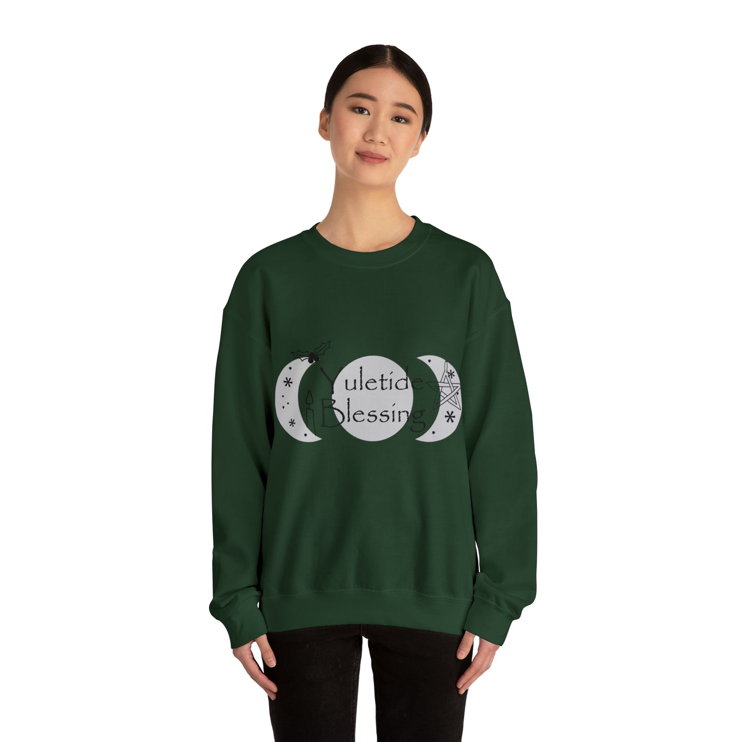 ~Yuletide Blessing~ Unisex Heavy Blend™ Crewneck Sweatshirt