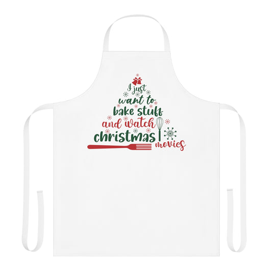 ~Bake Stuff & Watch Christmas Movies~ Apron