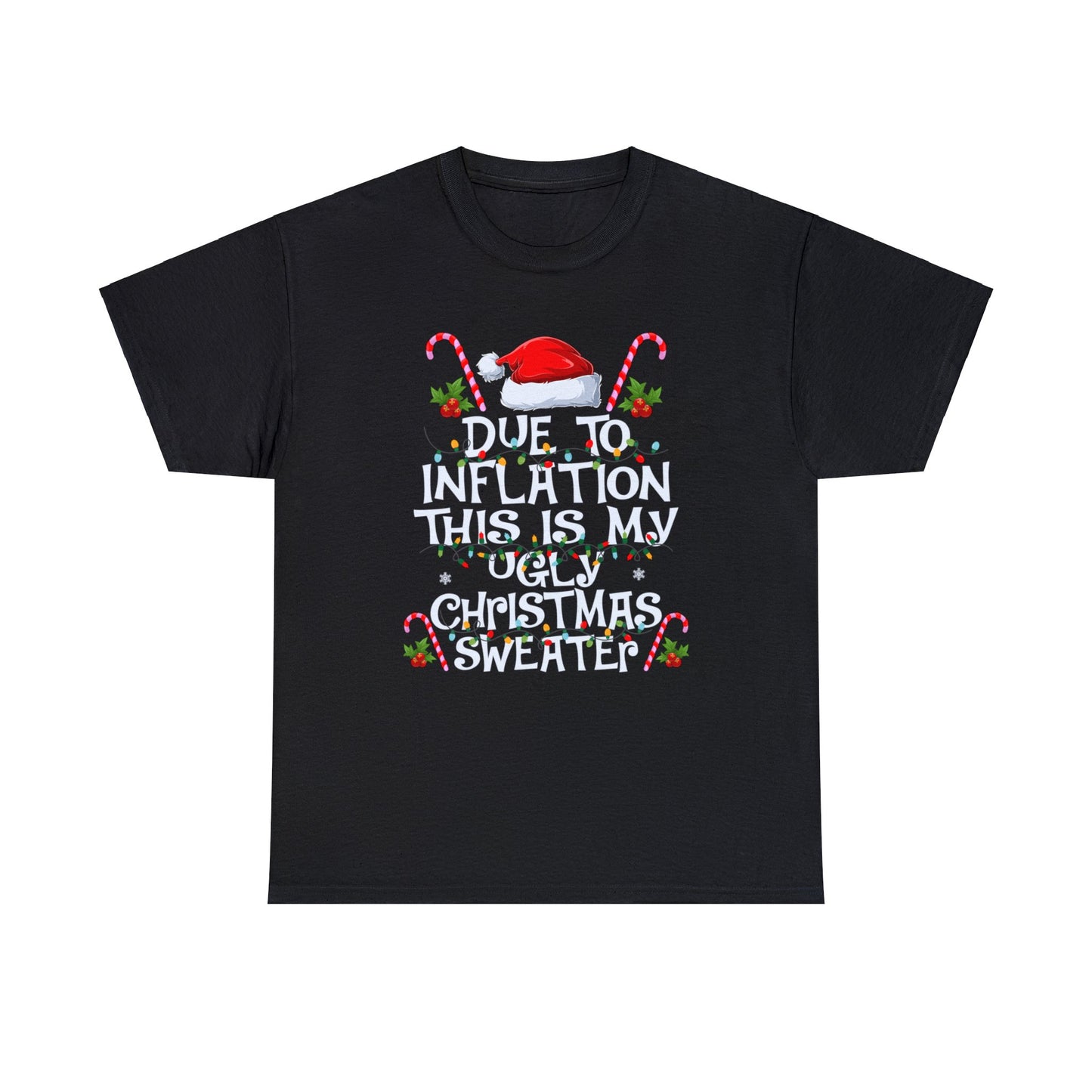 ~Inflation Ugly Christmas Sweater~ Unisex Heavy Cotton Tee