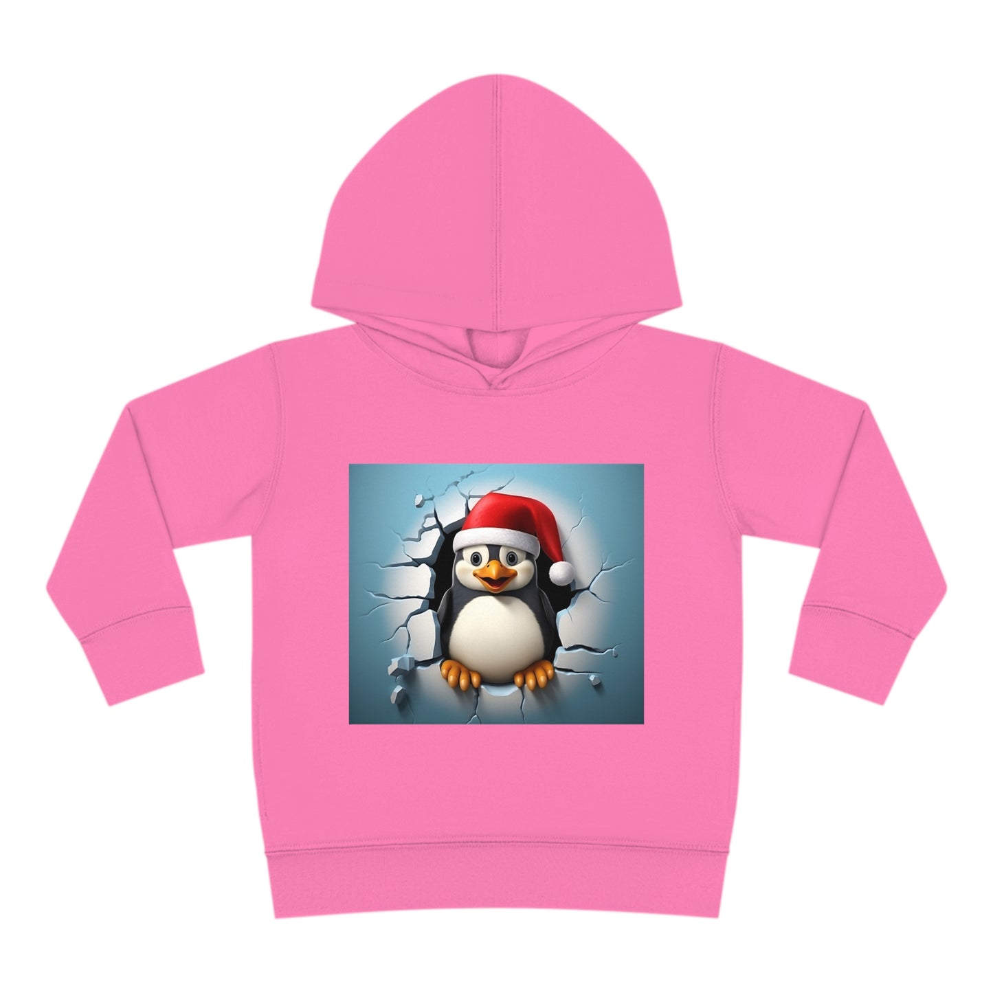 ~Penguin Chick~ 3D Christmas Toddler Pullover Fleece Hoodie by Rabbit Skins